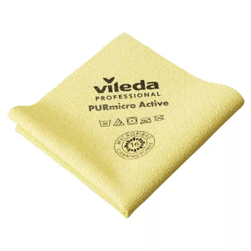 Vileda PURmicro active mikroszálas törlőkendő sárga