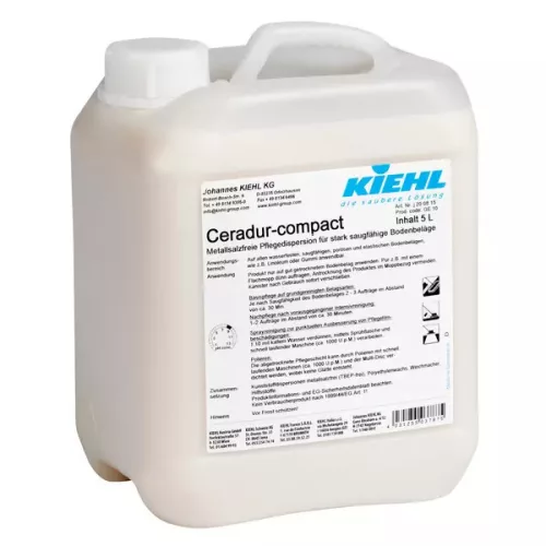 Kiehl Ceradur-compact fémsómentes, diszperziós ápolószer, erősen szívóképes padlóburkolatokra 5L (2db/karton)