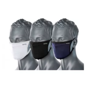   Portwest Anti-Microbial CV33 szájmaszk, 3 rétegű (25db/csg) FEKETE, FEHÉR