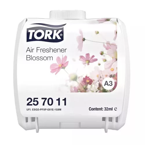 Tork folyamatos adagolású légfrissítő A3, 32ml (6db/karton) mezei virág