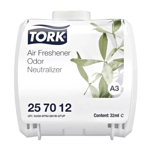 Tork folyamatos adagolású légfrissítő A3, 32ml (6db/karton) szagsemlegesítő