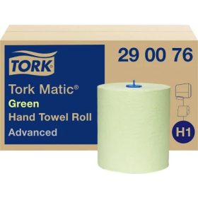   Tork kéztörlő H1 Matic tekercses Advanced 2r, 150m/tek, zöld, 6tek/karton