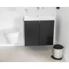 Curver fémhatású pedálos szemetes 5L