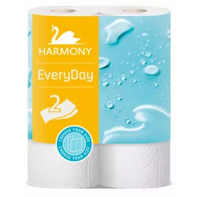   Harmony tekercses kéztörlő 2r., 11m/tek, 2tek/csg, 24csg/karton, 16karton/raklap