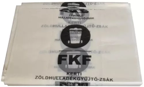 Zöldhulladék gyűjtő zsák, lebomló 120L (10db/tek)