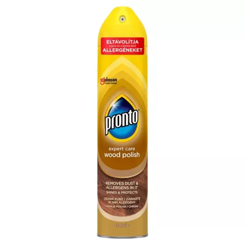 Pronto aerosol Wood Polish bútotisztítószer 250ml (12db/karton) Classic