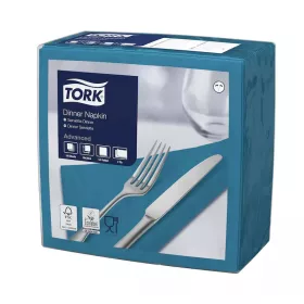   Tork szalvéta Dinner Advanced 39X39, KÉKESZÖLD, 150 lap/csg, 12csg/karton