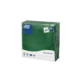   Tork szalvéta Nexxstyle Range Premium 38X39cm, 2 rétegű, SÖTÉTZÖLD, 50 lap/csg, 18csg/karton