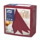 Tork szalvéta Linstyle, premium textilhatású, BURGUNDI, 39/1, 50db/csg, 12csg/karton