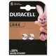 Elem Duracell gombelem alkáli LR44 1,5V-os (2db/csg)