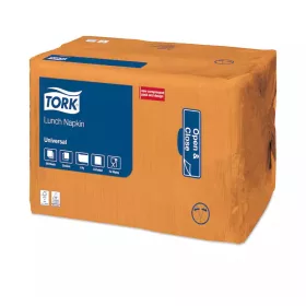   Tork szalvéta Lunch Universal NARANCSSÁRGA 1r., 1/4 hajtás, 33X32cm, 500db/csg, 9csg/karton - KÉSZLETKISÖPRÉS