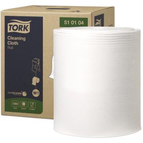   Tork tisztítókendő W1 tekercses Premium, 1r., fehér, 380m/tek, 1000lap/tek