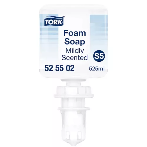 Tork folyékony szappan enyhén illatos S5 habszappan, 525ml (8db/karton)