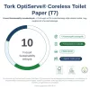 Tork adagoló toalettpapír T7 Mid-Size duplatekercses - ütésálló műanyag, fehér