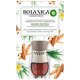   Air Wick Botanica légfrissítő készülék & utántöltő Karibi vetiver és szantálfa illatú 19 ml
