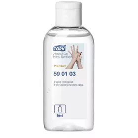   Tork folyékony alkoholos kézfertőtlenítő gél, zsebpalack 80ml (24db/karton)