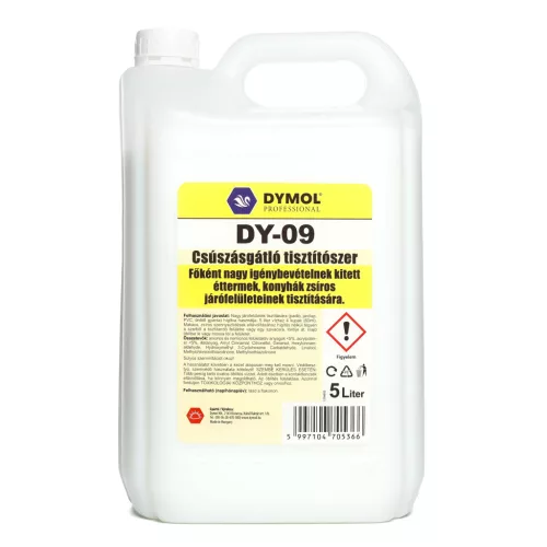Dymol DY-09 Csúszásgátló tisztítószer 5L (96kanna/raklap)
