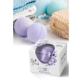   Well Done Nature&more fürdőbomba 85g (12db/karton) Purple surprise