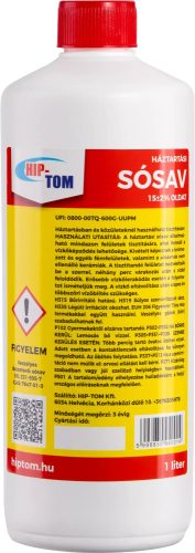 Hip-Tom sósav 15+-2%-os 1L (10db/karton, 560db/raklap)