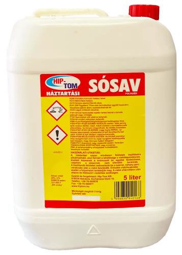 Hip-Tom sósav 15+-2%-os 5L (102 kanna/raklap)