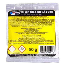   Hip-Tom klórgranulátum 50g (10db/csg, 10csg/karton, 4800db/raklap)