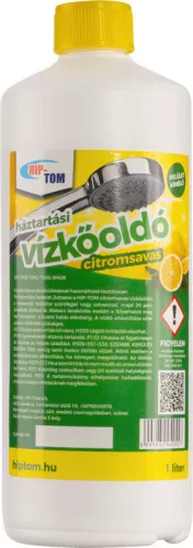 Hip-Tom háztartási citromsavas vízkőoldó 1L (10db/karton)