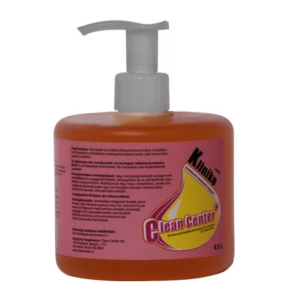Clean Center Kliniko-Soft folyékony fertőtlenítő kéztisztító szappan 500ml