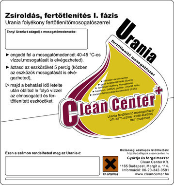 Clean Center Urania I. fázis kísérőmatrica