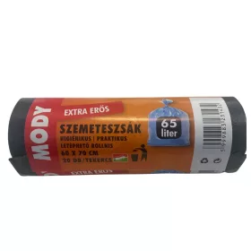   Szemeteszsák Mody (60X70, 65L, 20db/tek, 25tek/karton) Fekete