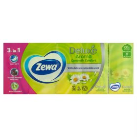   Zewa zsebkendő 10X10DB/CSG, 3r., 24csg/karton camomile comfort