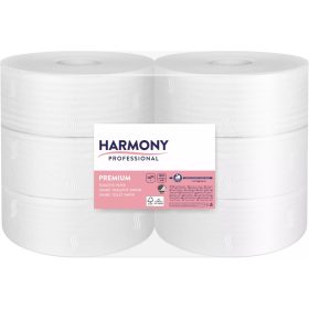  Harmony toalettpapír Jumbo 24cm-es, 2r., fehér, 195m/tek, 6tek/karton, 56karton/raklap