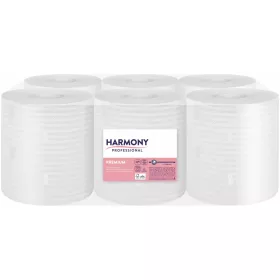   Harmony tekercses törlő 2r., fehér, 125m/tek, 6tek/karton, 44karton/raklap