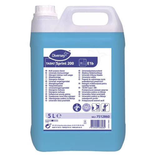 TASKI Sprint 200 alkohol bázisú, semleges kémhatású általános tisztítószer 5L (2db/karton)