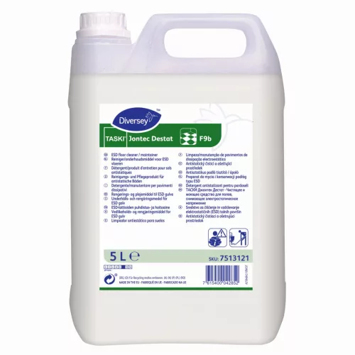 TASKI Jontec Destat F9b 5L - Antisztatikus (ESD) padlótisztító- és ápoló szer