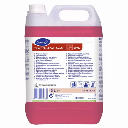 TASKI Sani Calc Pur-Eco W3b 5L - Fürdőszobai vízkőoldószer