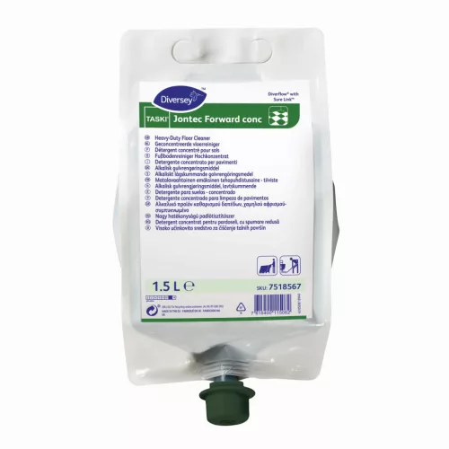 TASKI Jontec Forward conc 1.5L - Alacsony habzású, lúgos kémhatású padlótisztítószer koncentrátum