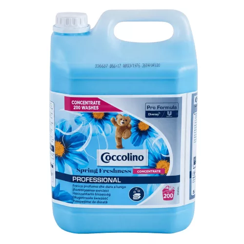 Coccolino Professional öblítő koncentrátum Spring Freshness - Tavaszi frissesség 5L/200 mosás