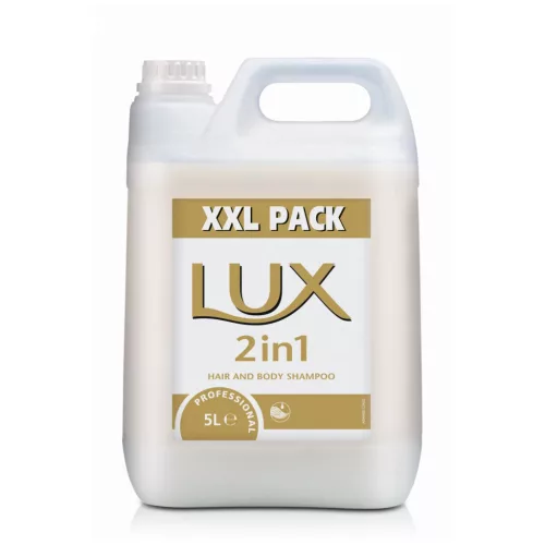 Lux Pro Formula 2 in 1, 5L - Sampon és tusfürdő egyben, intézményi felhasználóknak