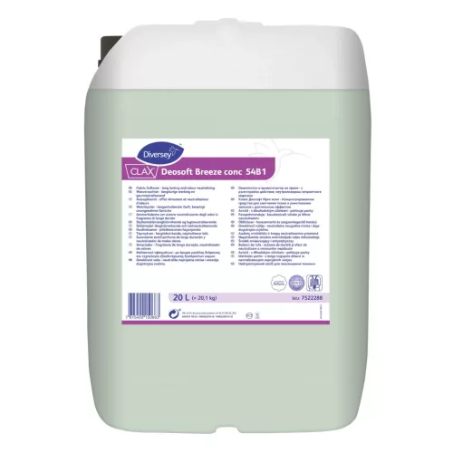 Clax Deosoft Breeze koncentrált öblítő, szagsemlegesítő adalékkal 20L