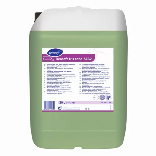 Clax Deosoft Iris conc 54B2 20L - Textilöblítőszer - hosszantartó illat, szagsemlegesítő hatás