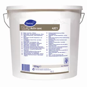   Clax Activ conc 42C1 10kg - Klórbázisú fehérítő mosópor alacsony hőfokú technológiákhoz