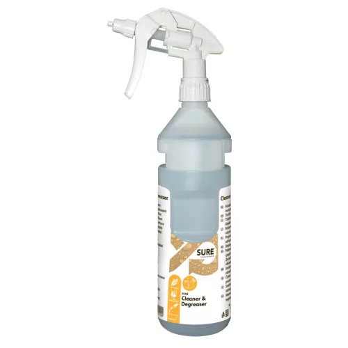 Sure Cleaner & Degreaser üres flakon, 750 ml, Sure Cleaner&Degreaser felirattal