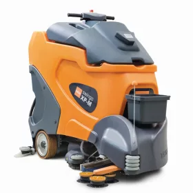   TASKI swingo XP-M B BMS IntelliSweep akkumulátor üzemű, kisméretű, ráállós súroló- és söprőgép