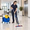 Eastmop Mikroszálas mop füles, fehér, 50cm