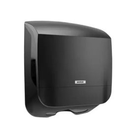   Katrin Hand Towel S (H3) műanyag kéztörlő adagoló hajtogatott papírhoz - fekete