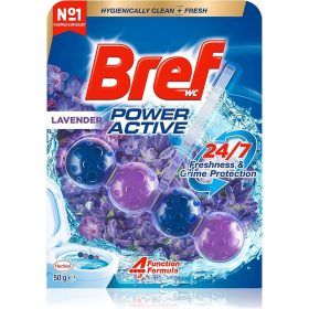   Bref wc tisztító golyós (1DB-OS, 10db/karton) 50g power aktiv lavender
