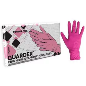  Guarder Pink gumikesztyű nitril púdermentes rózsaszín "XS" 100db/doboz (10doboz/karton)