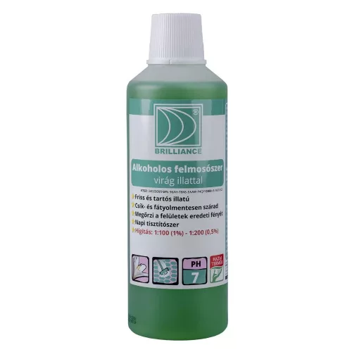 Brilliance alkoholos felmosó virág illattal 1L (6db/karton)