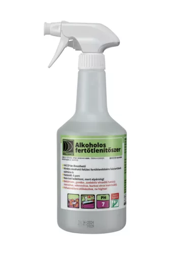 Brilliance alkoholos fertőtlenítő flakon szórófejjel 750ml (üres)