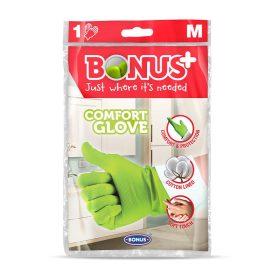 Bonus+ Komfort gumikesztyű M